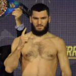 Champion Artur Beterbiev at Bivol rematch weigh in