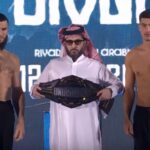 Artur Beterbiev and Dmitry Bivol Weigh in Photo October 11 2024