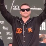 Mexican Boxing star Canelo Alvarez with shades and Pajamas 2024