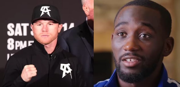 Saul Canelo Alvarez and Terence Crawford photo