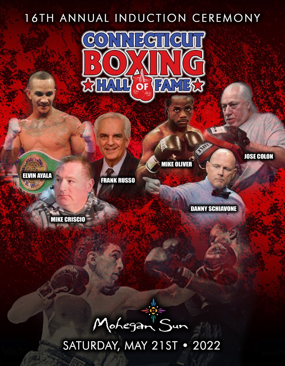 Connecticut Boxing Hall Of Fame Class Of 2021 Mike Oliver Danny Schiavone Frank E Russo