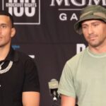 David Benavidez and Oleksandr Gvozdyk at Fight Press Conference