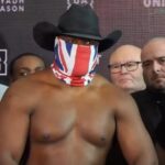 Derek Chisora weigh in for Otto Wallin fight