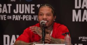 Gervonta Tank Davis smiles at press conference