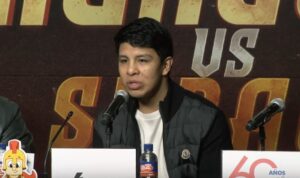 Jaime Munguia boxing press conference in Tijuana