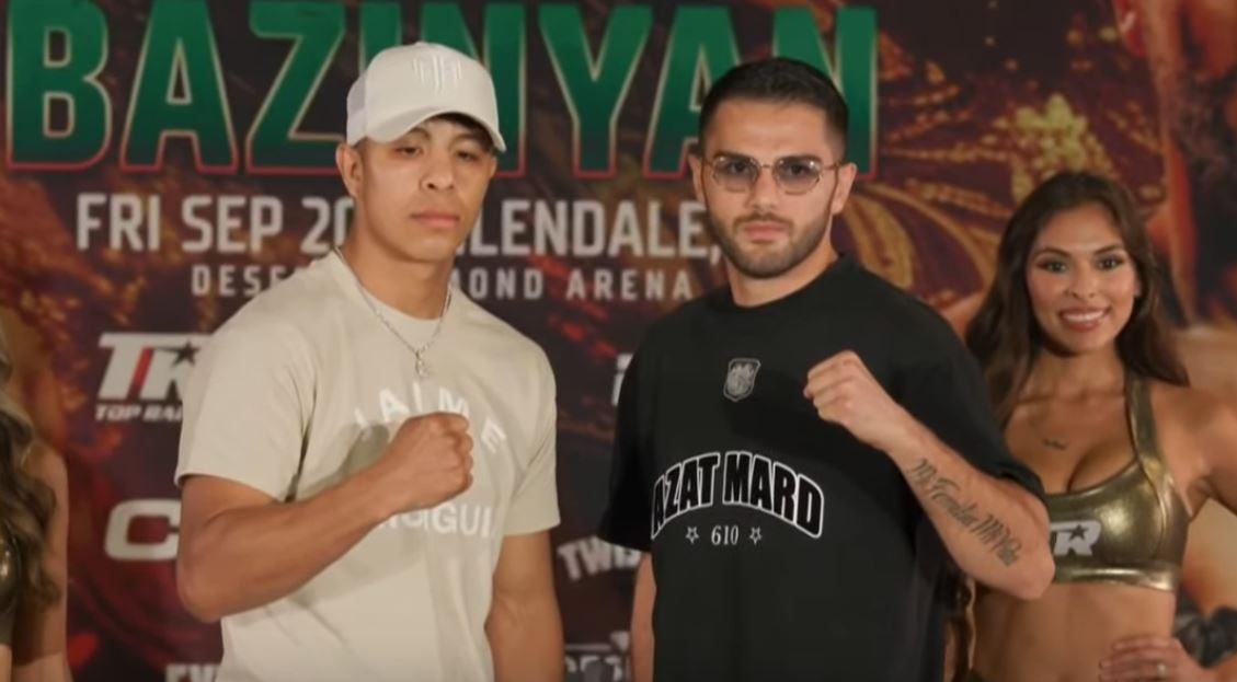 Jaime Munguia and Erik Bazinyan in Arizona