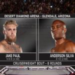 Jake Paul Anderson Silva Fight Tale of tape photo