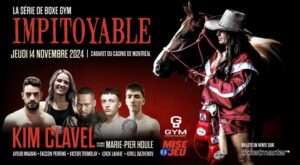 Kim Clavel vs Mayela Perez Impitoyable Fight Poster