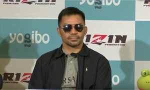 Manny Pacquiao in Japan for Super Rizin MMA 3
