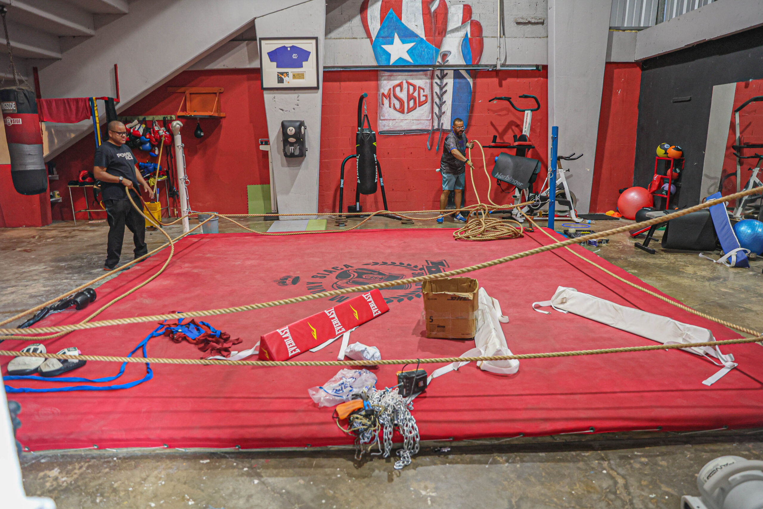 Manny Siaca Boxing Gym remodel in Puerto Rico