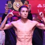 Boxer Marrio Barrios weigh in for Gervonta Davis fight