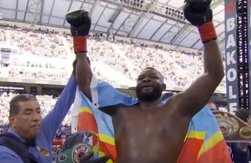 Heavyweight boxer Martin Bakole