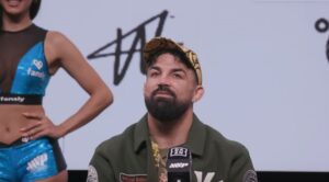 BKFC UFC fighter Mike Perry at Press conference for fight with Jake Paul