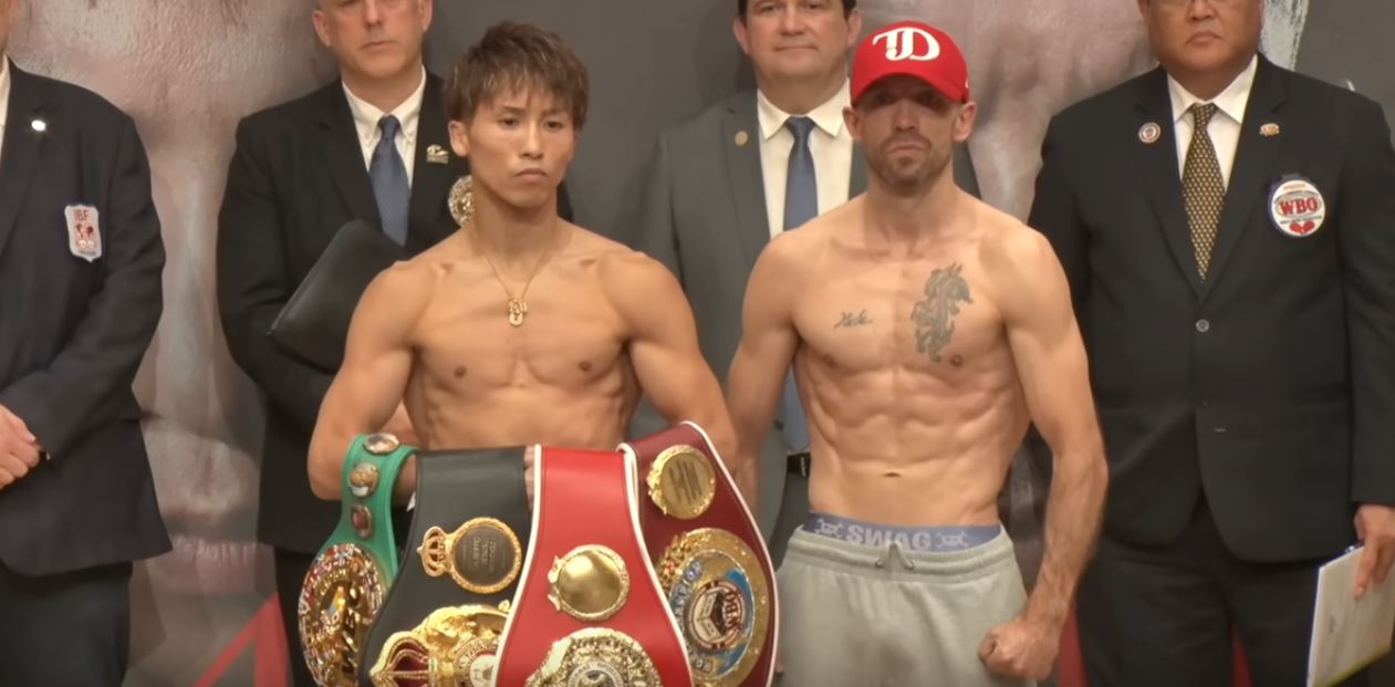 Naoya Inoue and TJ Doheny weigh in photo September 2024