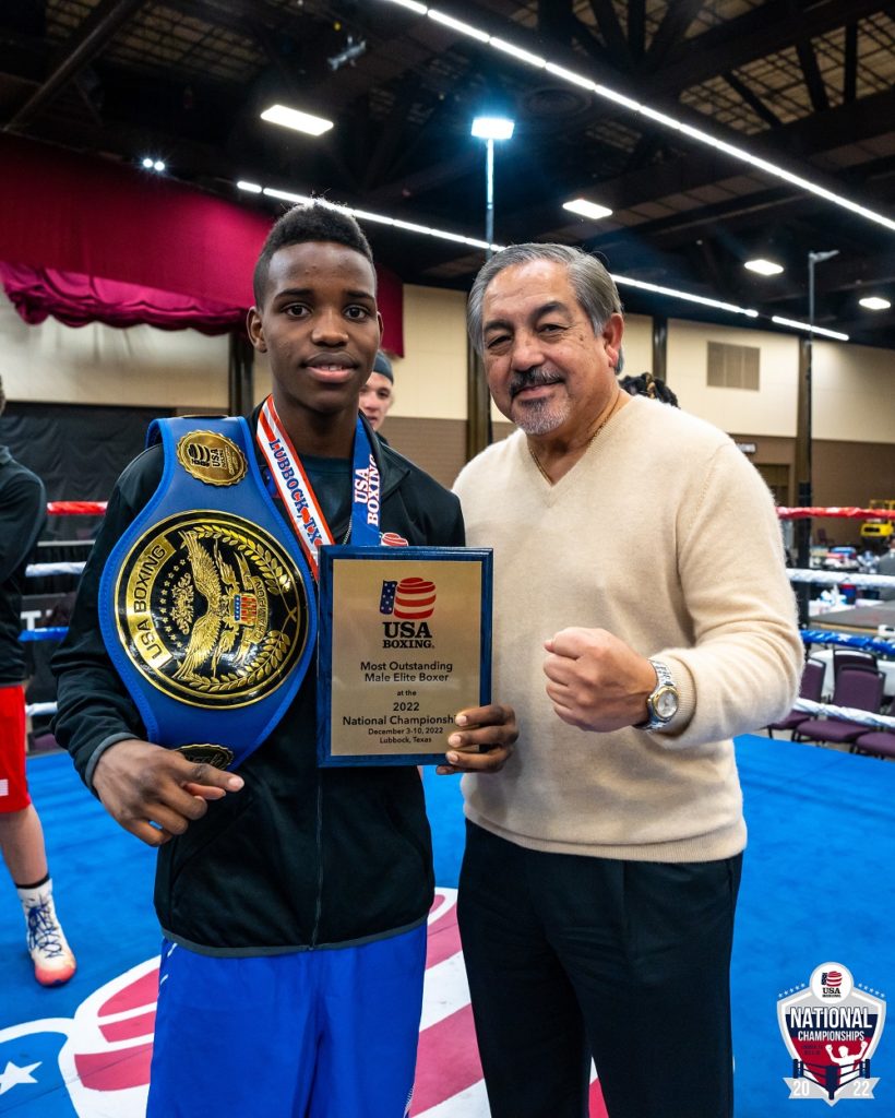 Top Amateur Dedrick Crocklem proudly represents Tacoma Boxing Club