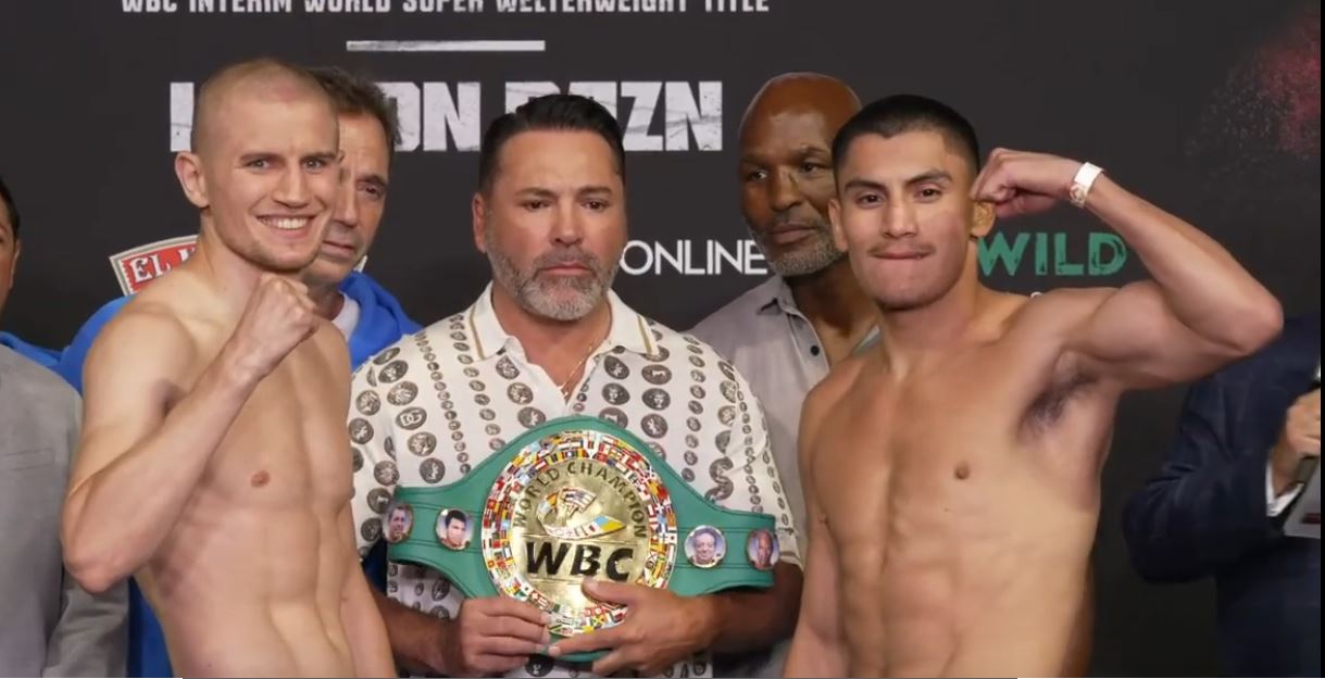 Serhii Bohachuk vs. Vergil Ortiz Jr. WEIGH IN August 2024 Las Vegas