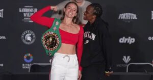 Skye Nicolson vs Tiara Brown Presser