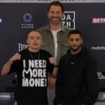 Sunny Edwards vs Galal Yafai Press conference photo