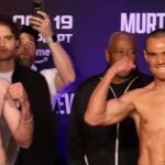 Tim Tszyu vs Bakhram Murtazaliev 2024 weigh in photo