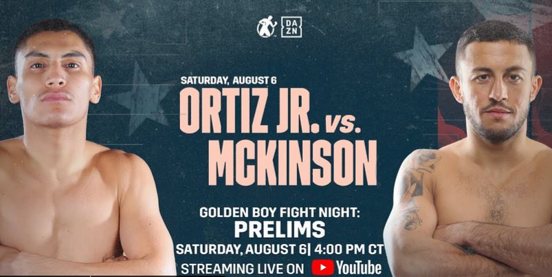 Vergil Ortiz Jr vs Michael McKinson Free Fight Live Stream Prelims Online