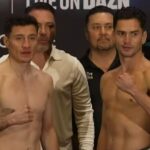 William Zepeda and Giovanni Cabrera fight weigh in July 5 2024