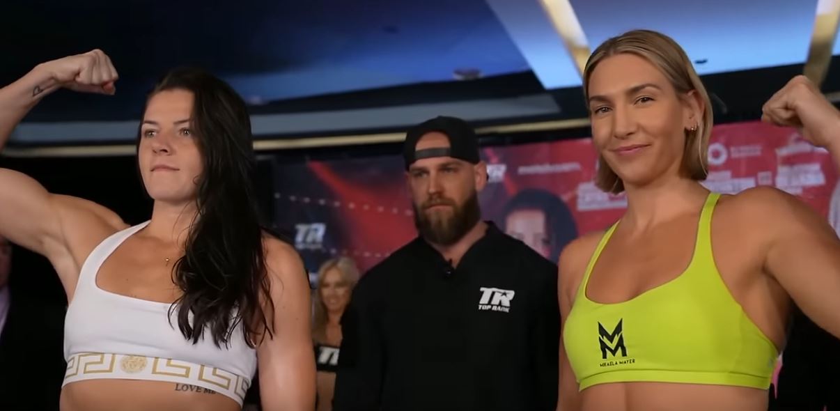 sandy ryan vs mikaela mayer weigh in September 2024